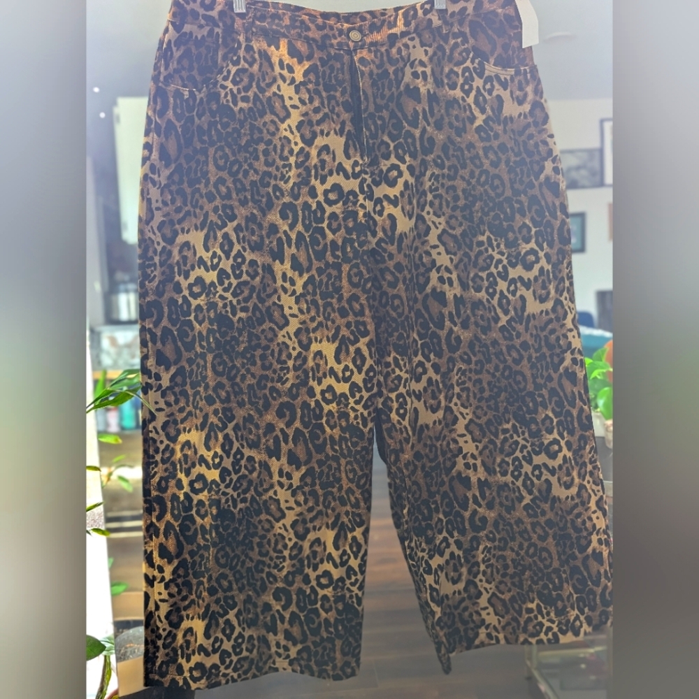 Leopard Print Cider jeans